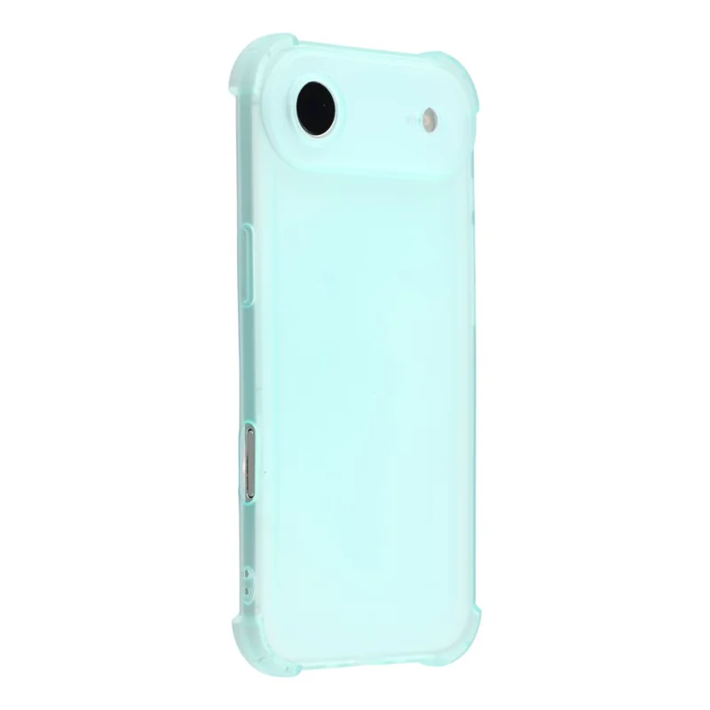 For iPhone 17 Air Case Skin Touch Matte TPU Phone Back Cover Precise Cutouts - Transparent Green