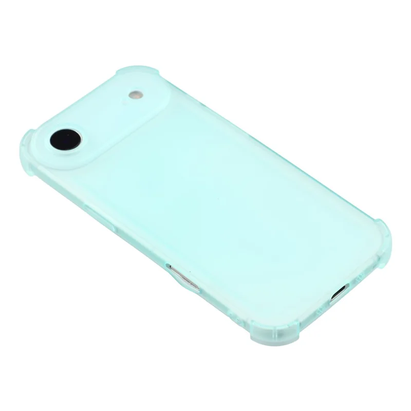 For iPhone 17 Air Case Skin Touch Matte TPU Phone Back Cover Precise Cutouts - Transparent Green
