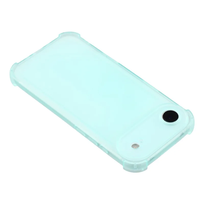 For iPhone 17 Air Case Skin Touch Matte TPU Phone Back Cover Precise Cutouts - Transparent Green
