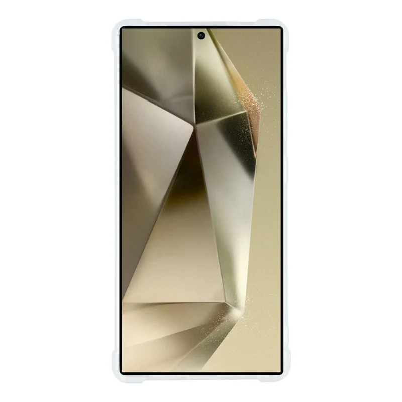 Capa para Samsung Galaxy S24 Ultra Skin Touch Fosca TPU Proteção Traseira com Recortes Precisos - Branco Transparente