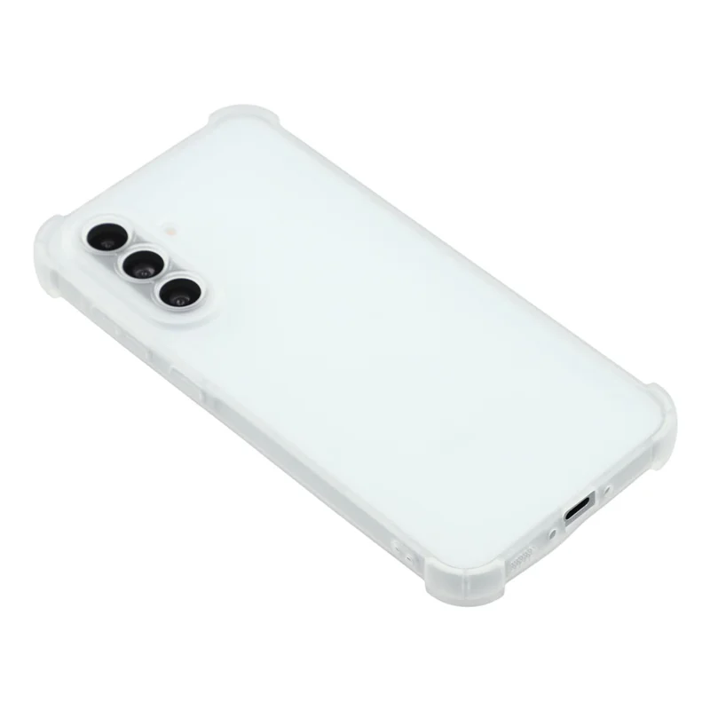 For Samsung Galaxy A36 5G Case Skin Touch Matte TPU Phone Back Cover Precise Cutouts - Transparent White