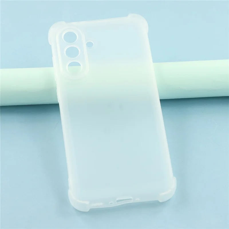 For Samsung Galaxy A36 5G Case Skin Touch Matte TPU Phone Back Cover Precise Cutouts - Transparent White