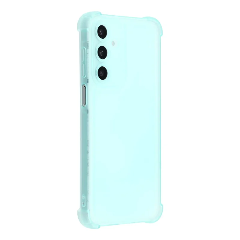 For Samsung Galaxy A35 5G Case Skin Touch Matte TPU Phone Back Cover Precise Cutouts - Transparent Green