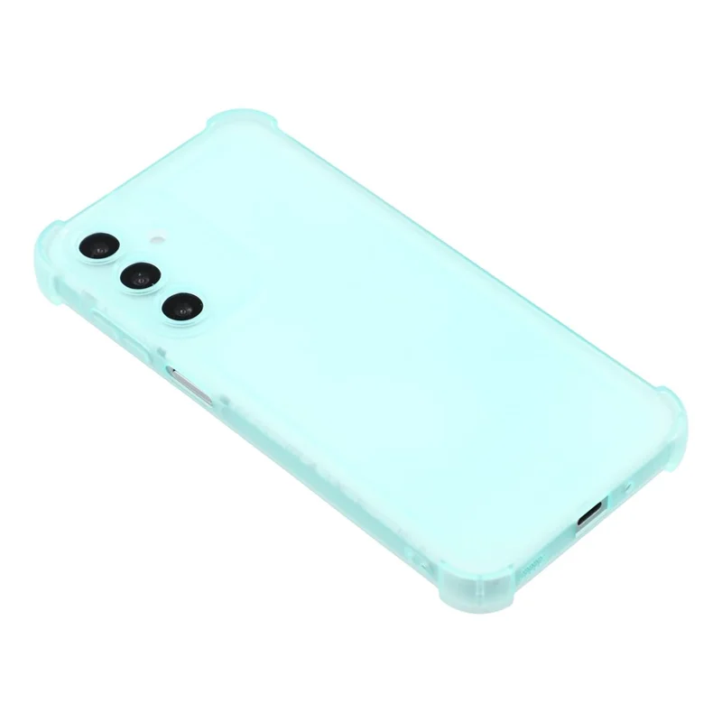 For Samsung Galaxy A35 5G Case Skin Touch Matte TPU Phone Back Cover Precise Cutouts - Transparent Green