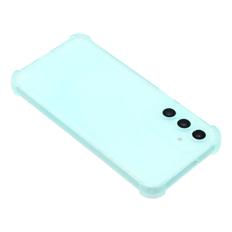 For Samsung Galaxy A35 5G Case Skin Touch Matte TPU Phone Back Cover Precise Cutouts - Transparent Green