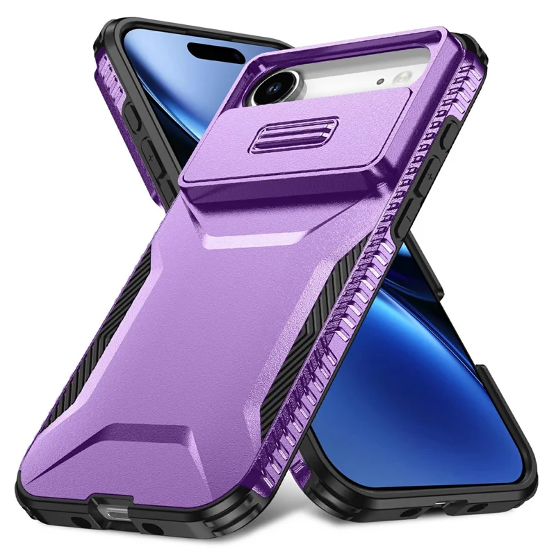 For iPhone Air Case Camshield TPU + PC Phone Cover Non-Slip Side Edge - Purple