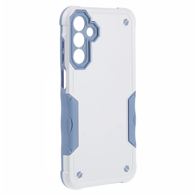 For Samsung Galaxy S24 FE Case Hybrid Drop Protection PC + TPU Phone Cover - White