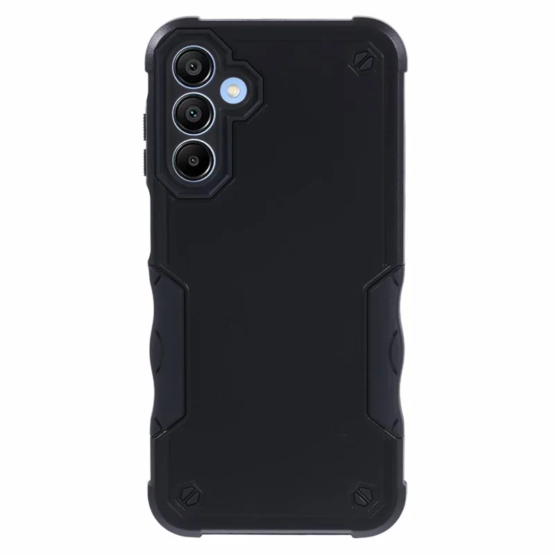 For Samsung Galaxy A55 5G Case Hybrid Drop Protection PC + TPU Phone Cover - Black