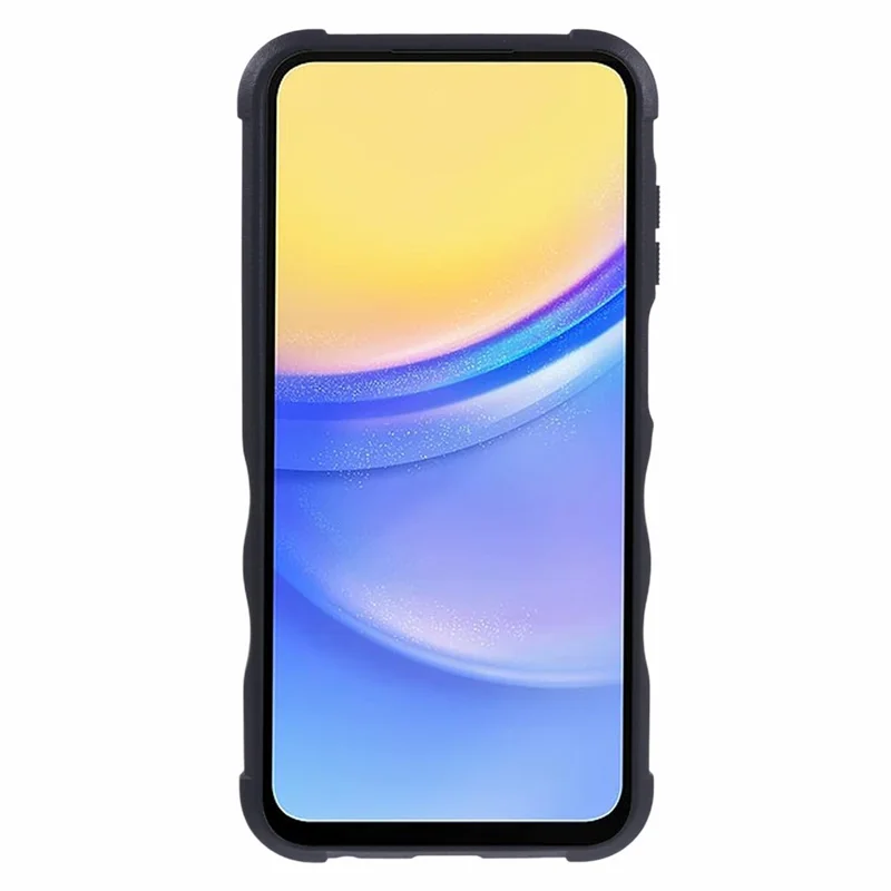 For Samsung Galaxy A55 5G Case Hybrid Drop Protection PC + TPU Phone Cover - Black