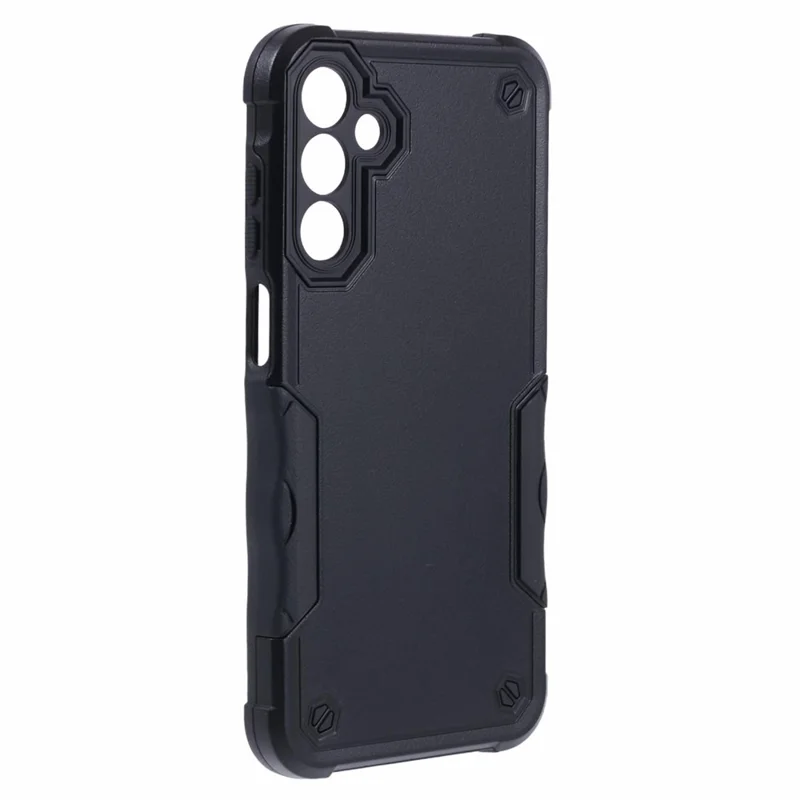 For Samsung Galaxy A55 5G Case Hybrid Drop Protection PC + TPU Phone Cover - Black