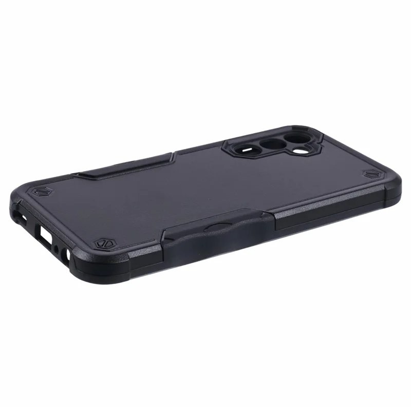 For Samsung Galaxy A55 5G Case Hybrid Drop Protection PC + TPU Phone Cover - Black