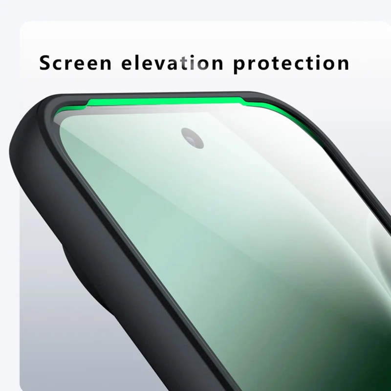 For Google Pixel 10 Pro XL Case Skin-Touch TPU + PC Matte Phone Shell, Transparent Black