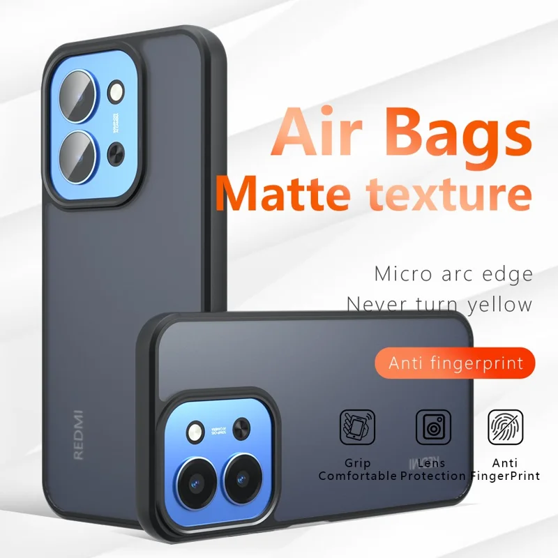 Étui compatible avec Xiaomi Redmi 15C 5G / 15C 4G (UE) (173 mm) avec MagSafe, revêtement mat en TPU + PC, coque de téléphone tactile