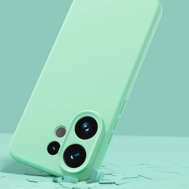 YCADEN Funda para vivo S30 5G Compatible con MagSafe Recortes precisos Cubierta trasera de TPU del teléfono - Gris guijarro