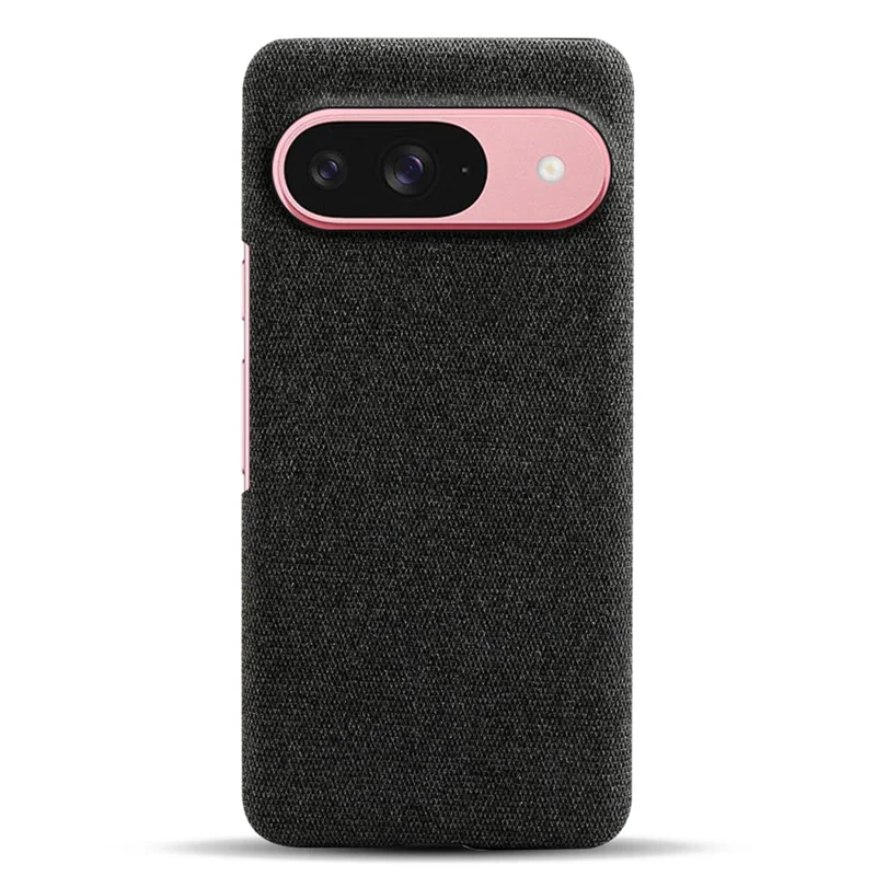 For Google Pixel 10 / 10 Pro Phone Case Cloth Texture Anti-Scratch Protective PC Back Cover - Black
