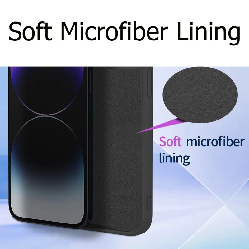 Voor iPhone 17 Pro hoesje zacht TPU stootvrij beschermend telefoonhoesje - Zwart