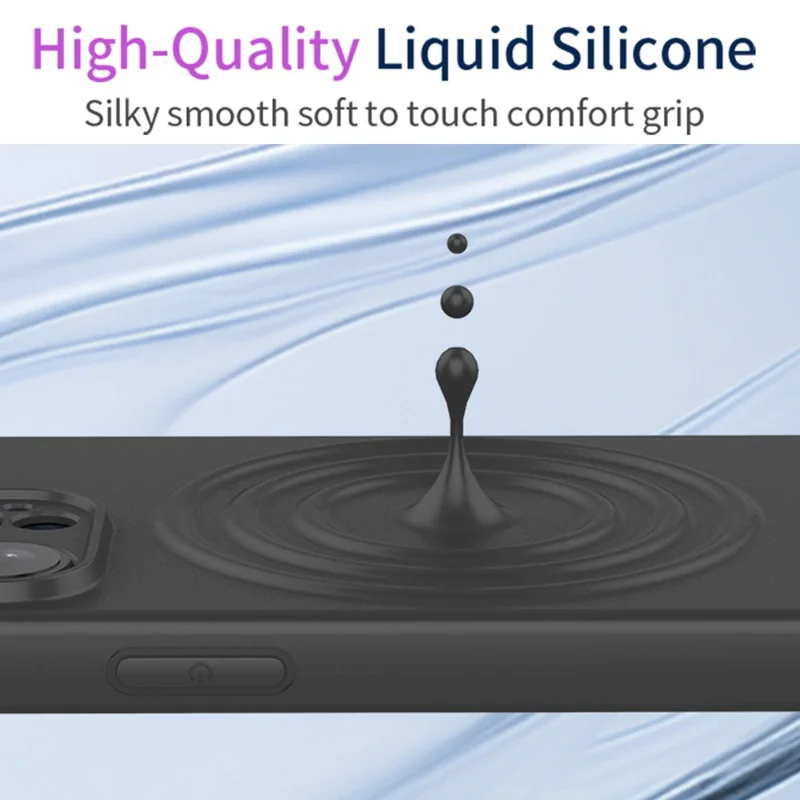 Voor iPhone 17 Pro hoesje zacht TPU stootvrij beschermend telefoonhoesje - Zwart