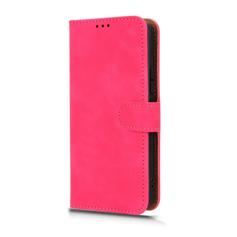 For TECNO Spark 40 Pro 4G Leather Case Skin Feel Anti Drop Wallet Flip Phone Cover - Rose