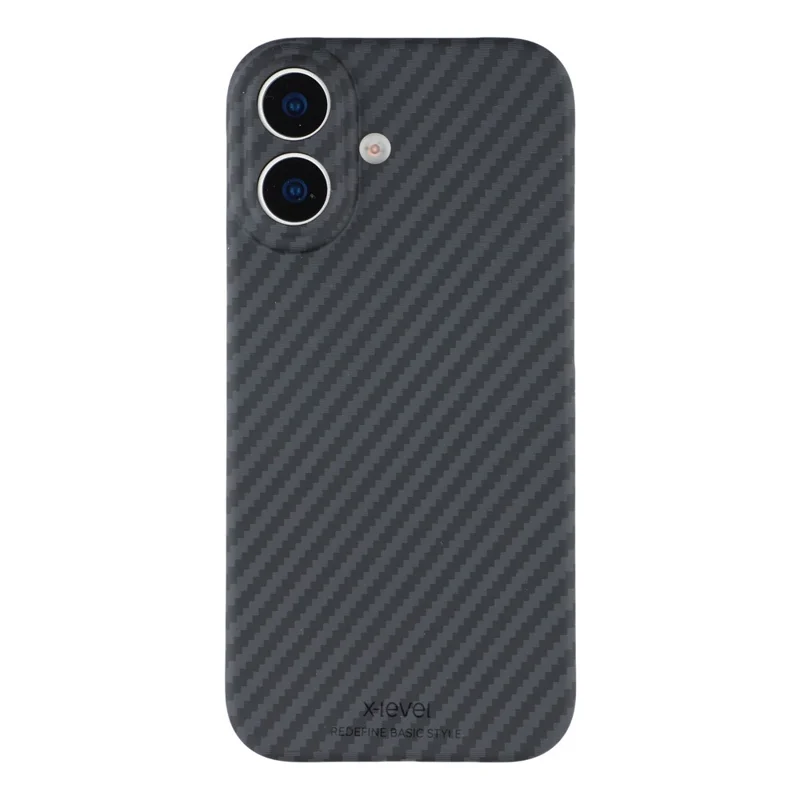 X-LEVEL Para iPhone 17 Capa Magnética Textura de Fibra de Carbono Capa de Telefone Rígida Ultra-Fina de PC