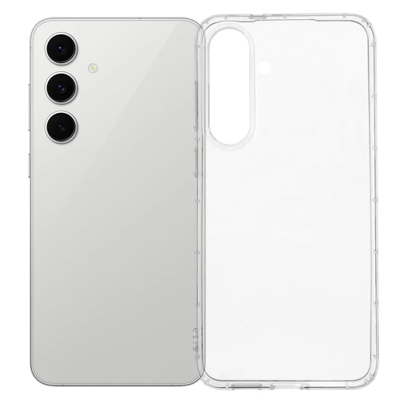 For Samsung Galaxy S25 FE Case Transparent TPU Phone Back Cover Airbag Protection