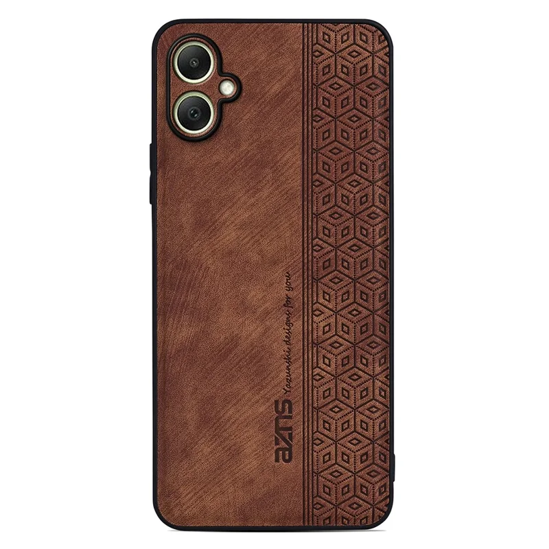 AZNS Pour étui Samsung Galaxy A07 4G Coque de protection en cuir PU recouvert de TPU - Marron