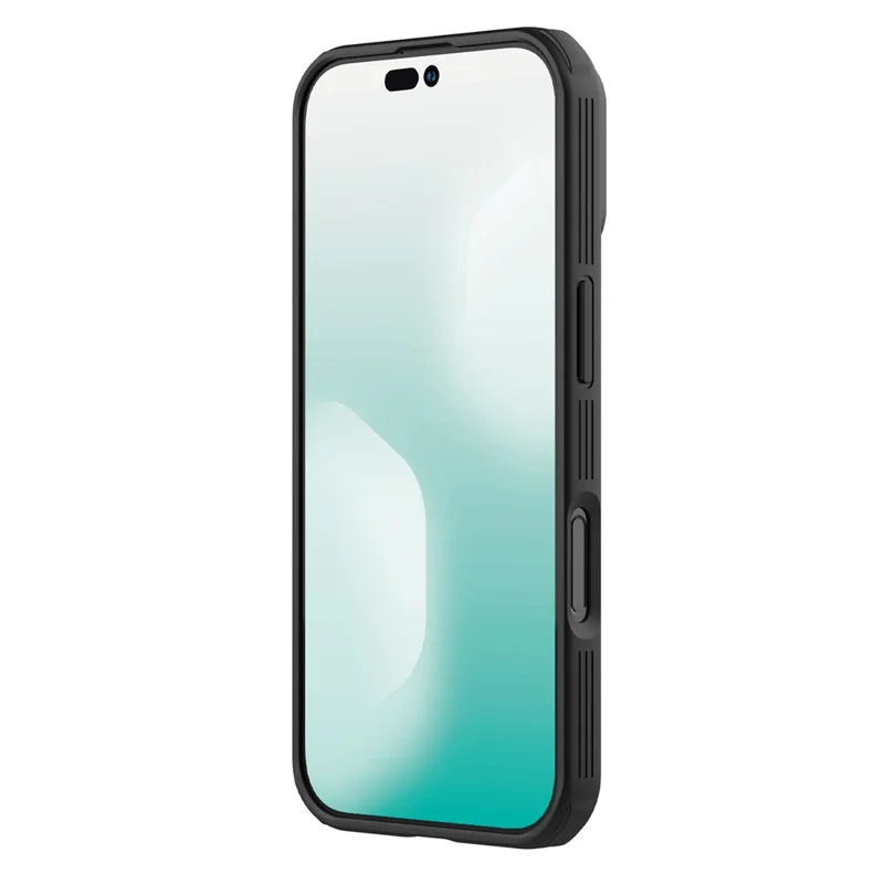 NILLKIN Camshield Pro Série pour Étui iPhone 17 PC + TPU Couvercle Coulissant de Caméra Housse de Téléphone - Noir