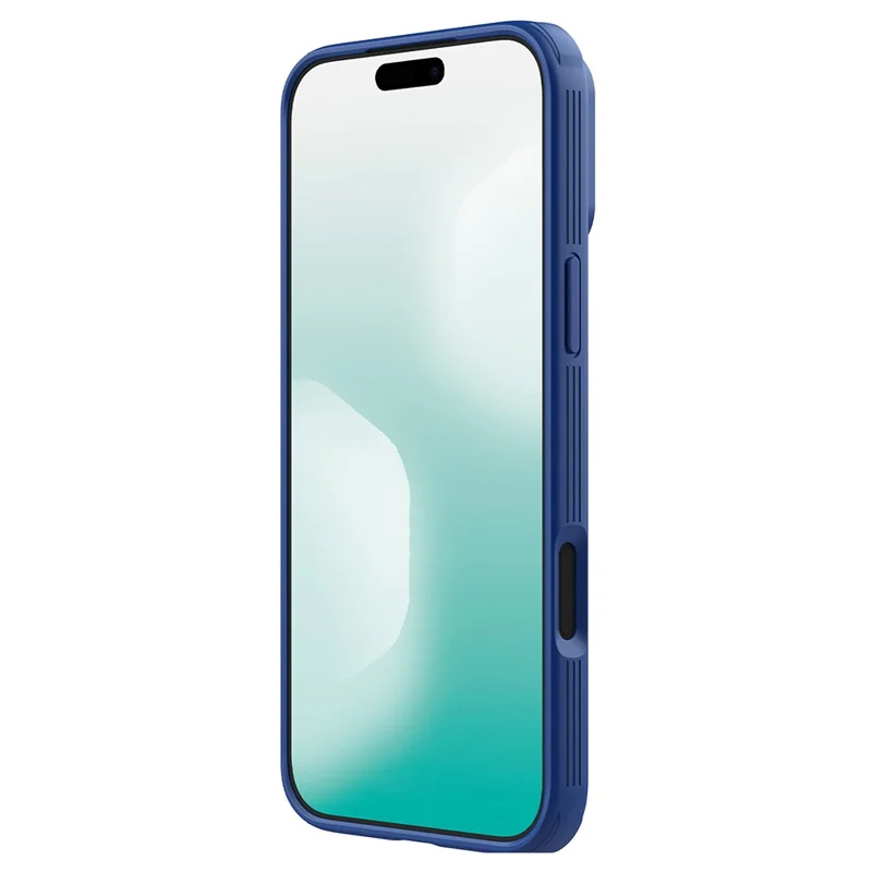 NILLKIN Camshield Pro Series for iPhone 17 Pro Max Case PC + TPU Slide Camera Lid Phone Cover - Blue