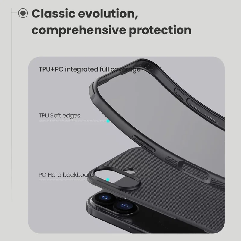 Funda NILLKIN Shield Pro para iPhone 17 Compatible con MagSafe, Carcasa de PC + TPU