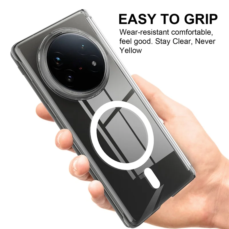 Cover per vivo X Fold5 5G Compatibile con MagSafe Protezione Cerniera Magnetica Cover Rigida per Telefono