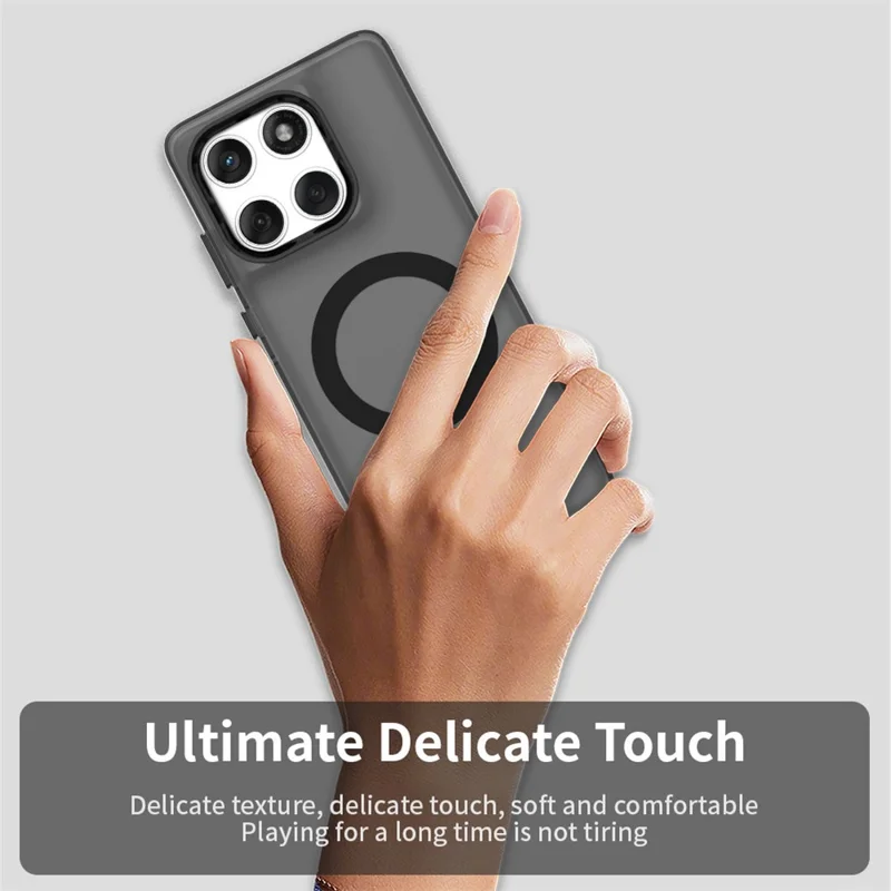 Capa para Motorola Edge 60 Fusion 5G Compatível com MagSafe Híbrida Antiderrapante para Celular - Preto