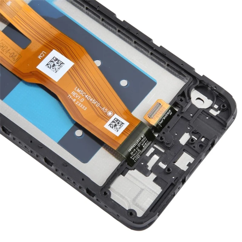 Pantalla LCD de grado C y conjunto de digitalizador para Samsung Galaxy A05 4G A055 + Marco (Sin logotipo)