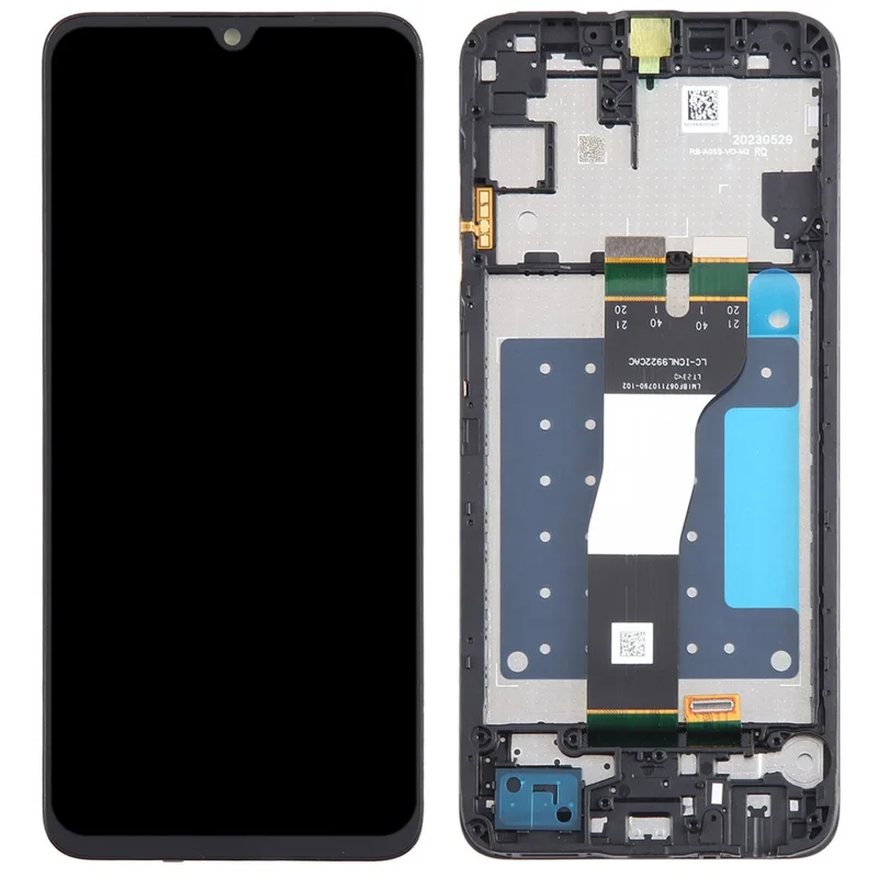 Pantalla LCD y Digitalizador Grado C para Samsung Galaxy A05s 4G A057 + Marco (Sin Logotipo)