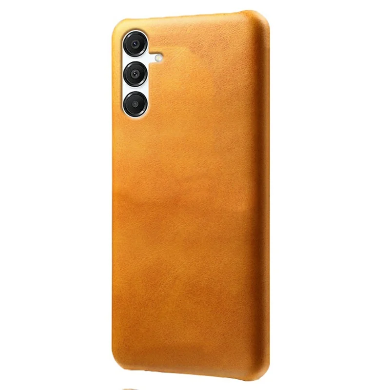 Per Samsung Galaxy A17 5G Custodia Texture di vitello Custodia protettiva in pelle PU e PC - Arancione