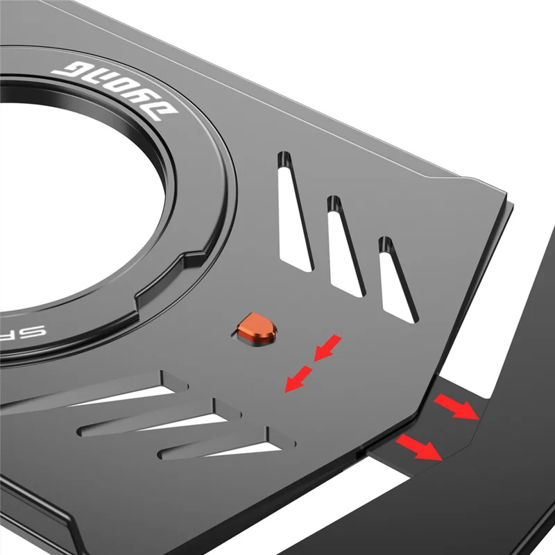 DYONG For iPhone 16 Pro Metal Case Frameless Hollow Heat Dissipation Phone Cover with Kickstand - Silver