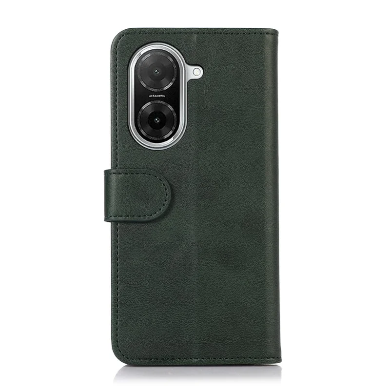 Pour Xiaomi Poco C71 4G / Redmi A5 4G (171,7*77,8*8,3 mm) Étui en Cuir de Vachette Texturé, Portefeuille avec Support de Téléphone - Vert
