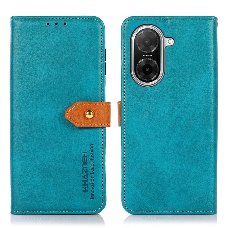 KHAZNEH For Xiaomi Poco C71 4G / Redmi A5 4G (171.7mm) Wallet Phone Case Stand Leather Flip Cover - Blue
