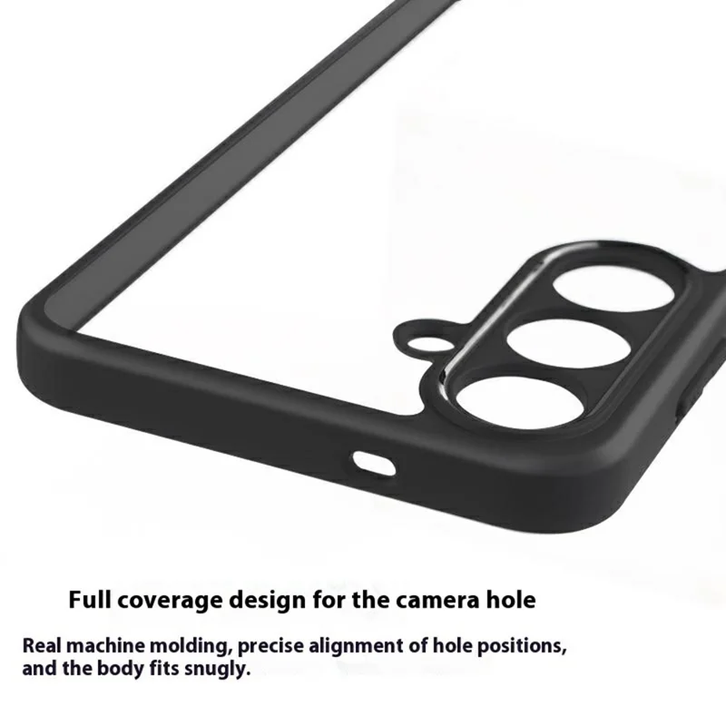 For Samsung Galaxy S25 FE Case Shockproof PC + TPU Clear Back Phone Cover