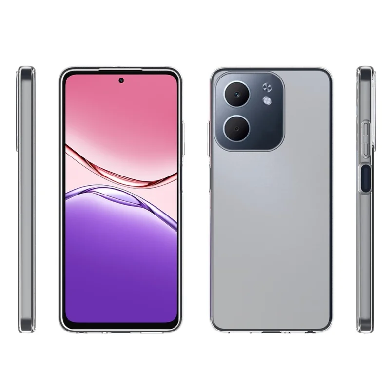 10 piezas / paquete para Oppo A5x 4G / 5G Funda Protectora de TPU Transparente sin marcas de agua