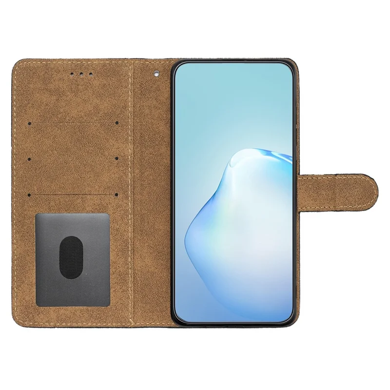 Para Xiaomi 15T Pro Capa Carteira com Estampa de Linha, Couro com Toque na Pele, Flip para Celular - Verde