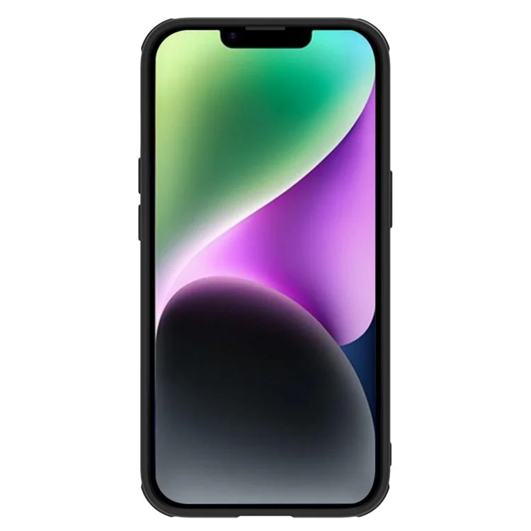 Nillkin For Iphone 14 Texture Pro Против Скрещивания Телефона Против Защитного Телефона с Защитой от Камеры с Защитой от Камеры. - Черный
