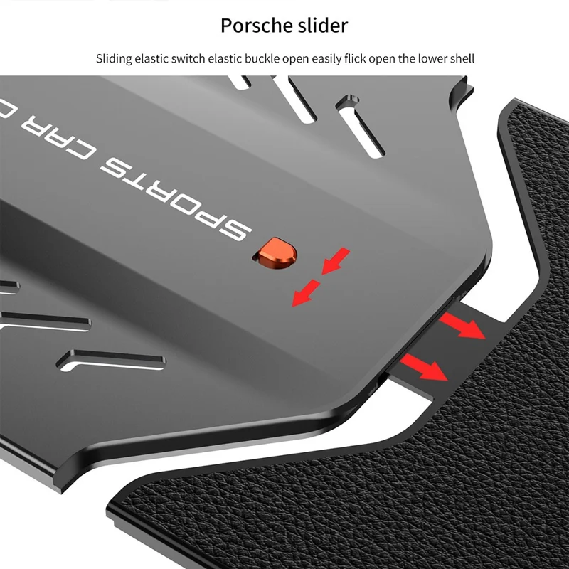 DYONG Para iPhone 16 Pro Funda Metálica con Diseño de Apertura Snap, Disipación de Calor y Protección Antichoques - Titanio