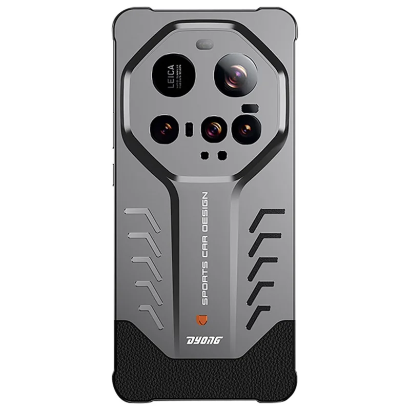 DYONG For Xiaomi 15 Ultra Metal Case Snap-Open Design Heat Dissipation Shockproof Phone Cover - Titanium Grey