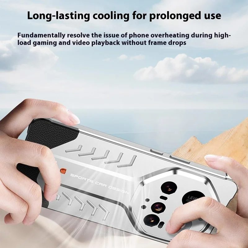 DYONG For Xiaomi 15 Ultra Metal Case Snap-Open Design Heat Dissipation Shockproof Phone Cover - Titanium Grey