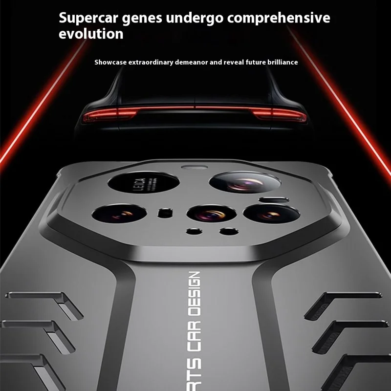 DYONG For Xiaomi 15 Ultra Metal Case Snap-Open Design Heat Dissipation Shockproof Phone Cover - Titanium Grey