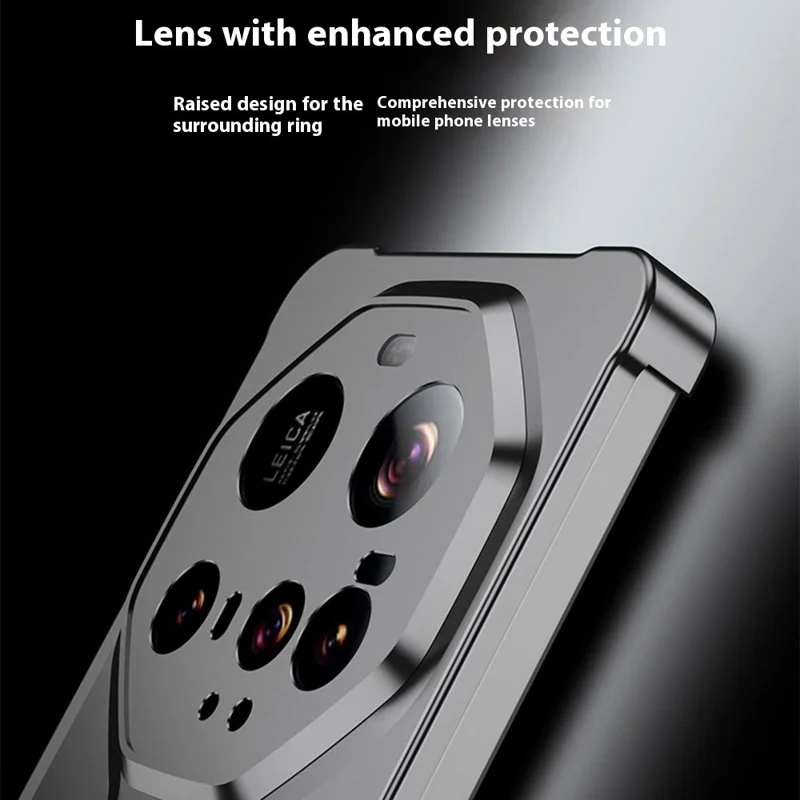 DYONG For Xiaomi 15 Ultra Metal Case Snap-Open Design Heat Dissipation Shockproof Phone Cover - Titanium Grey