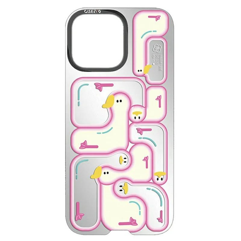 CASEEVO For iPhone 14 Pro Max Case Compatible with MagSafe TPU Acrylic Phone Cover with Poetic Illustration Backplate - Ode to the Goose