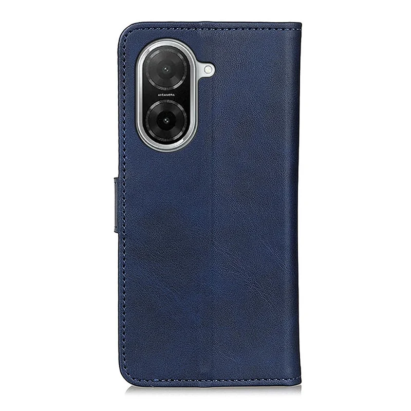 Per Xiaomi Redmi A5 NFC (UE) (173,45*79,35*8,45 mm) Cover in Pelle di Vacchetta con Texture Portafoglio e Supporto - Blu