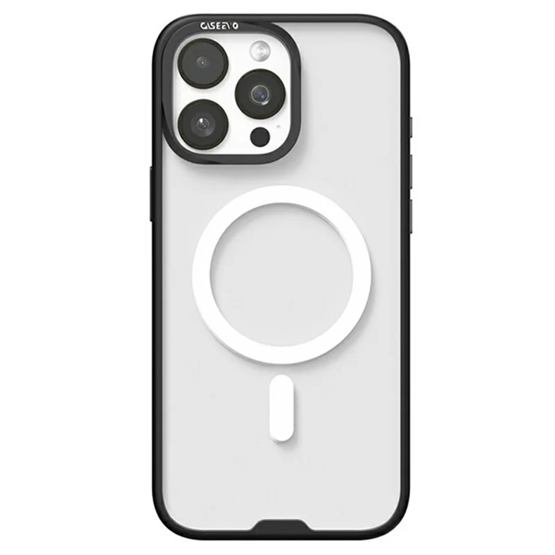 CASEEVO Funda para iPhone 16 Pro Compatible con MagSafe Cubierta de teléfono de TPU y acrílico con estampados abstractos en la parte posterior - Pájaro libre
