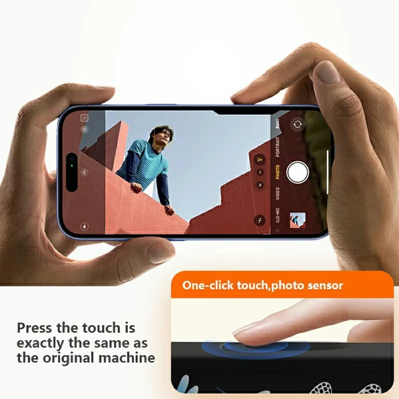 CASEEVO Funda para iPhone 16 Pro Compatible con MagSafe Cubierta de teléfono de TPU y acrílico con estampados abstractos en la parte posterior - Pájaro libre