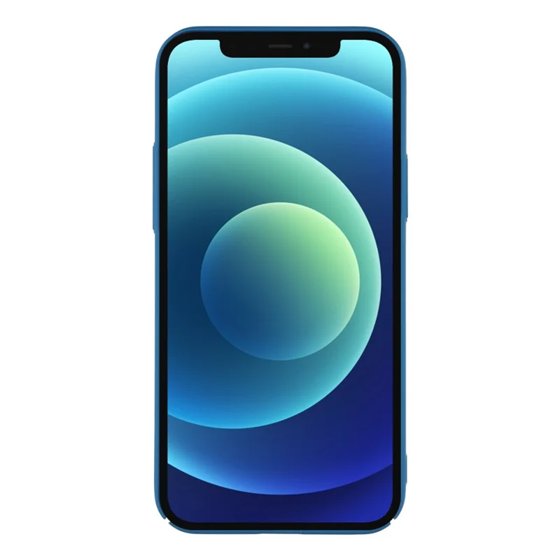 Funda para iPhone 12 con Tacto Suave, Rígida de PC, Cubierta de Teléfono - Azul